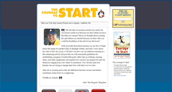 Desktop Screenshot of couragetostart.com